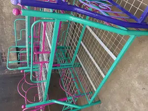 Green and Pink Double 4by6 Decker Bed