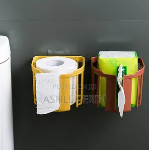 2pcs No Drill Toilet Paper Holders