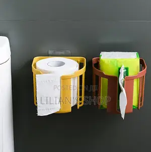 2pcs No Drill Toilet Paper Holders