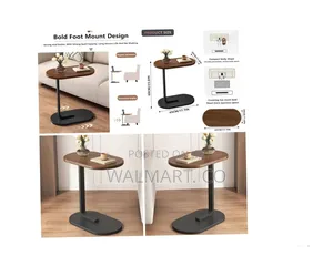 C Shaped End Table
