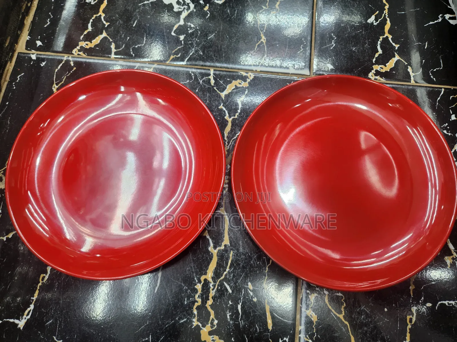 Melamine Plate Red