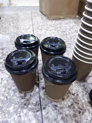 Disposable Paper Coffee Cups (25pcs With Covers)