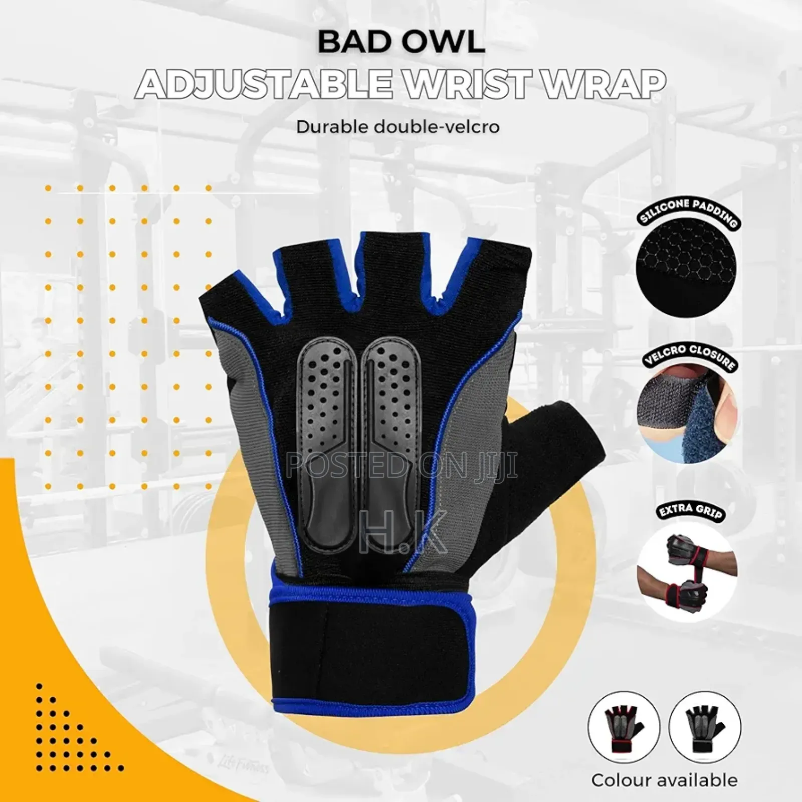 Professional Weightlifting, Exercise, Cycling Gloves.