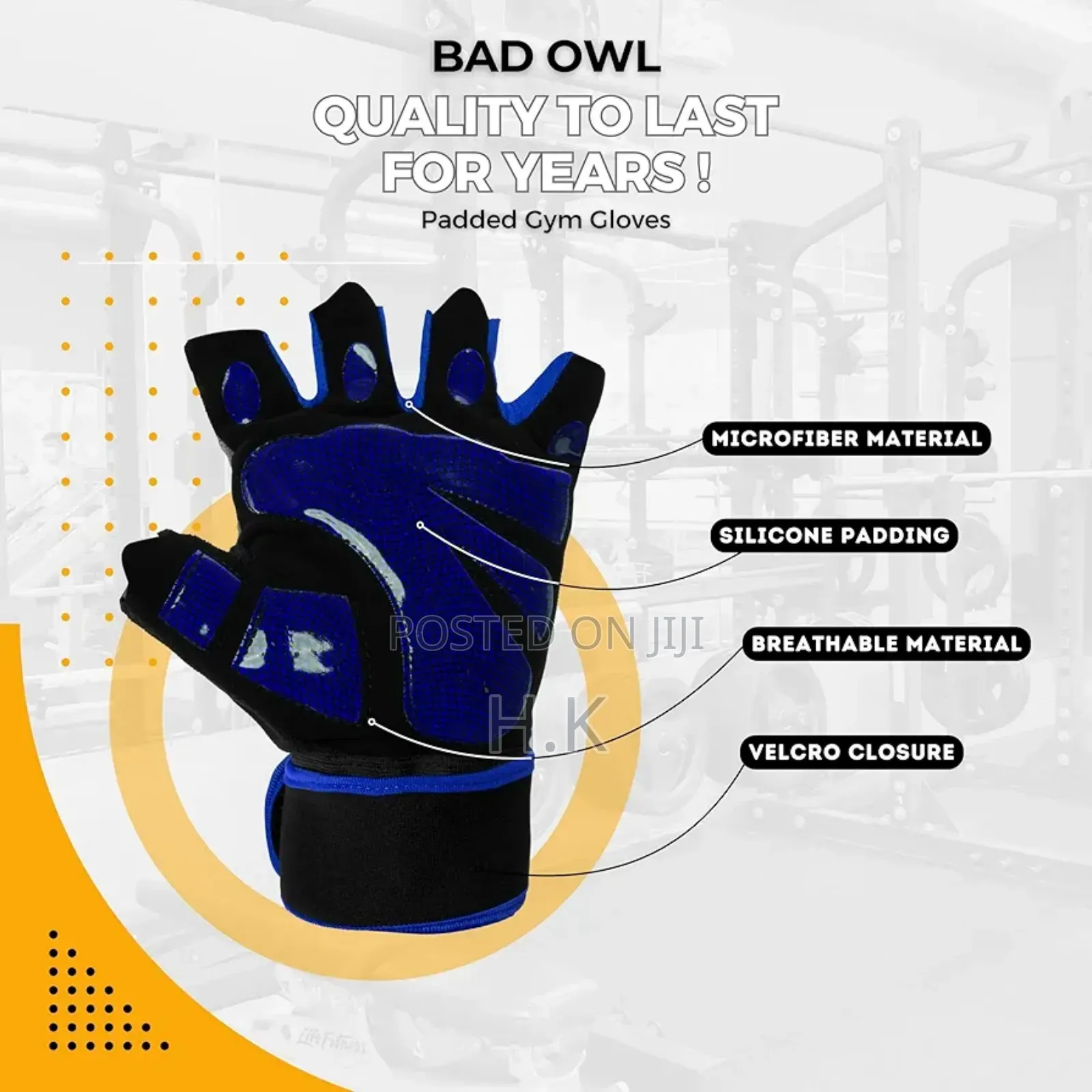 Professional Weightlifting, Exercise, Cycling Gloves.