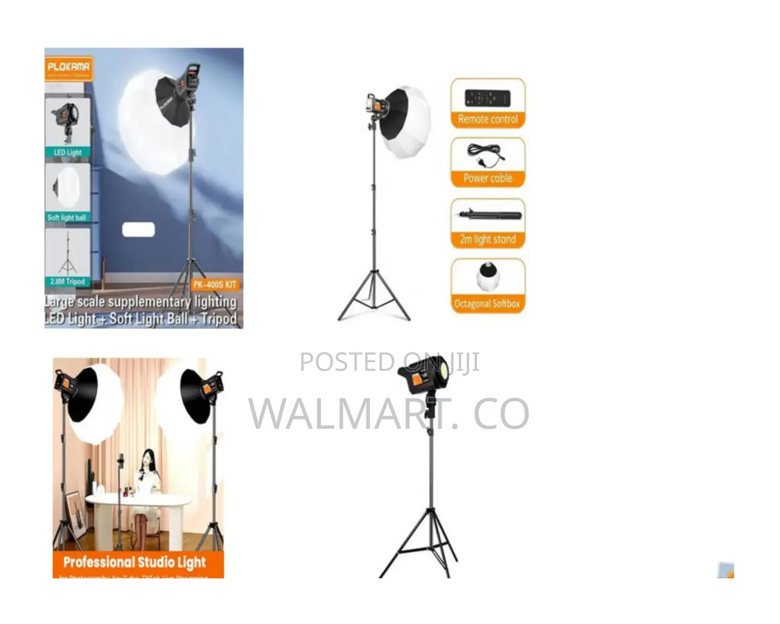 Plokama Pk-400s Video Light Kit for Photography