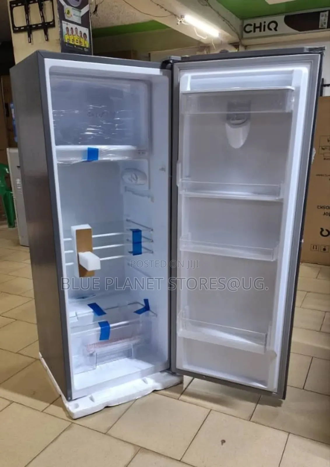 Chiq 230litres Single Door Refrigerator With a Dispenser.