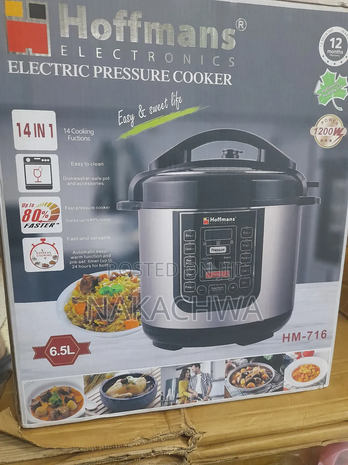 Hoffman Pressure Cooker and Rice Cooker