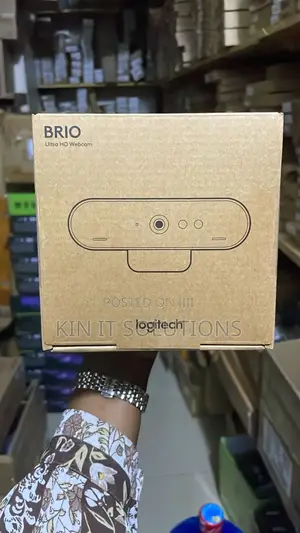 Logitech Brio Webcam.