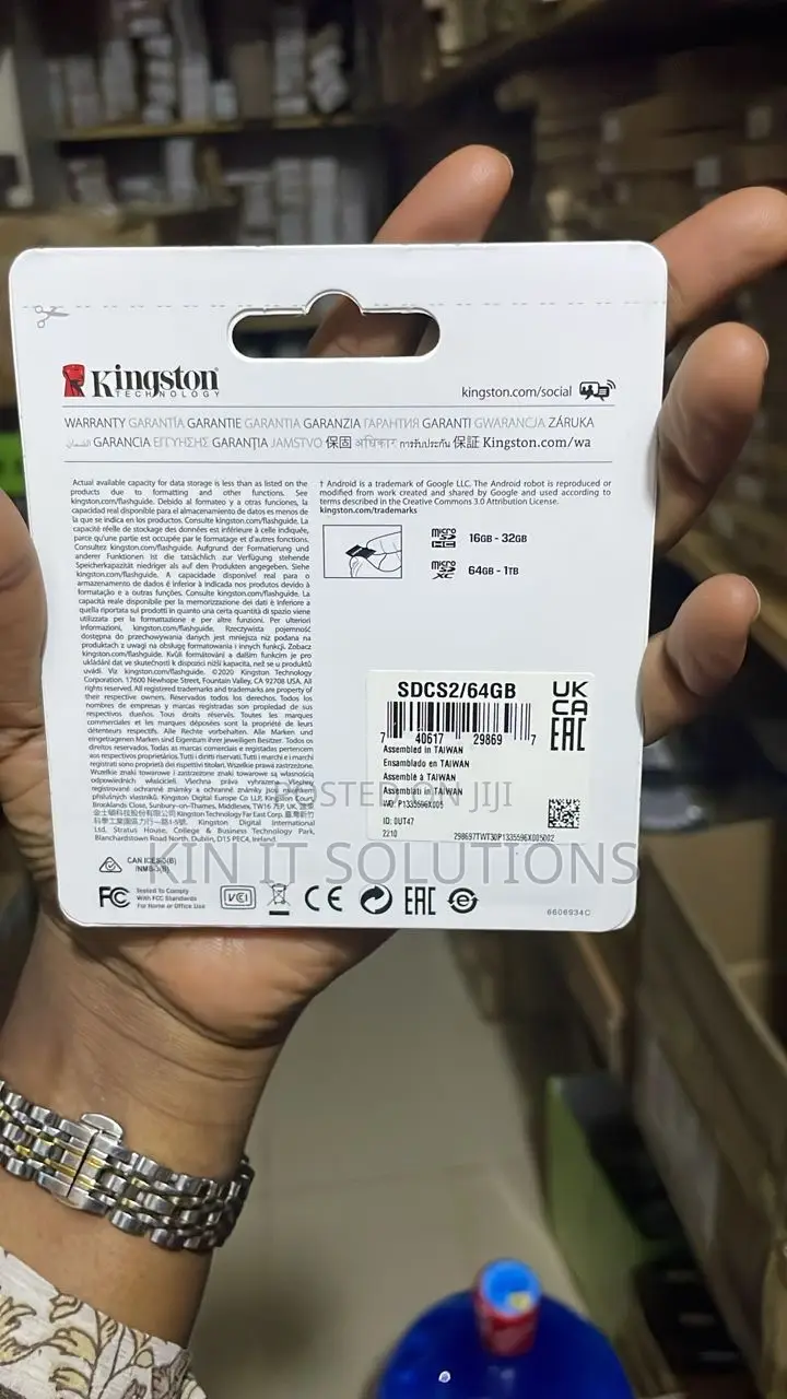 64gb Microsd Card Kingston.