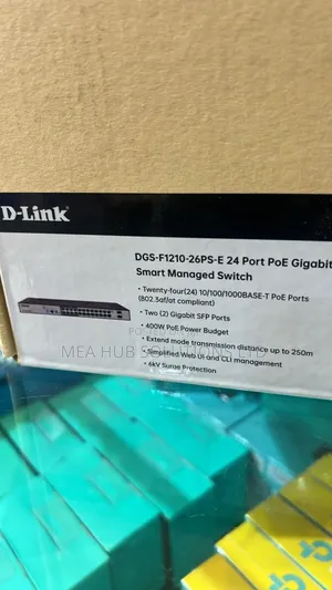 DGS-F1210-26ps-E 24 Port Poe Gigabit Smart Managed Switch