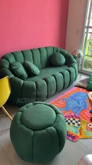 Green 2seater Sofa