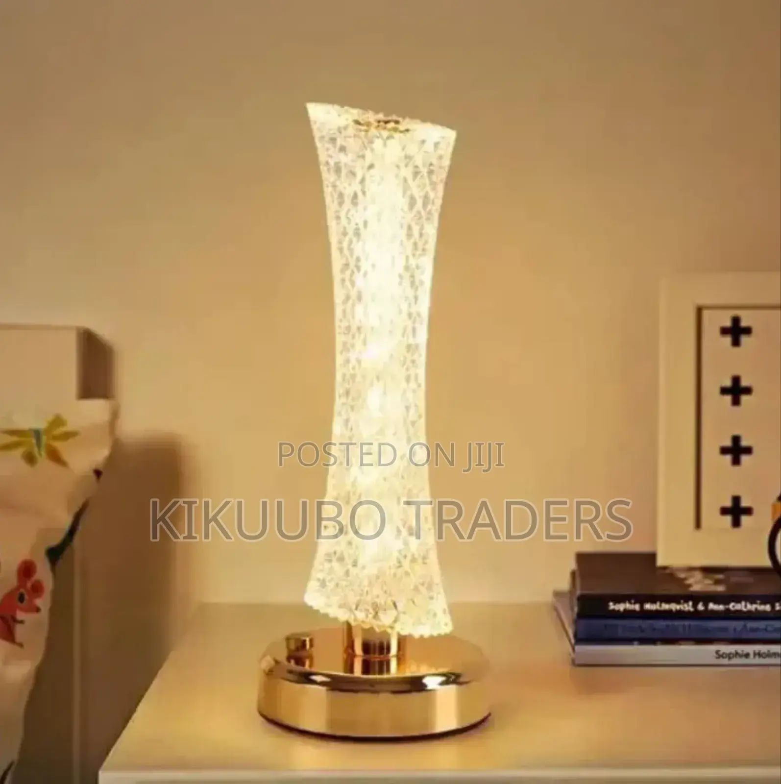 Portable Crystal Bedside Lamp