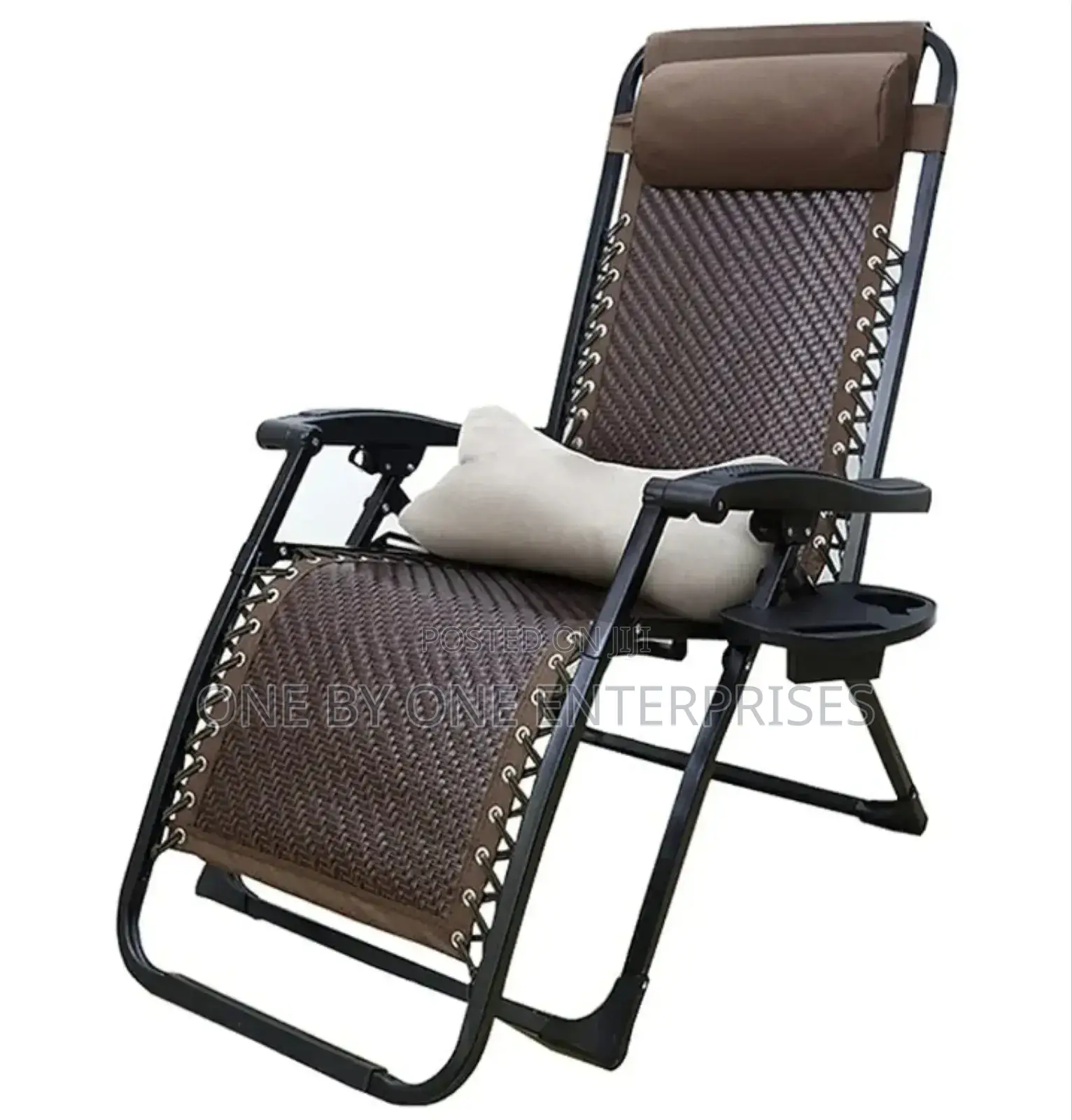 Heavy-Duty Folding Outdoor Terrace Portable Chair
.