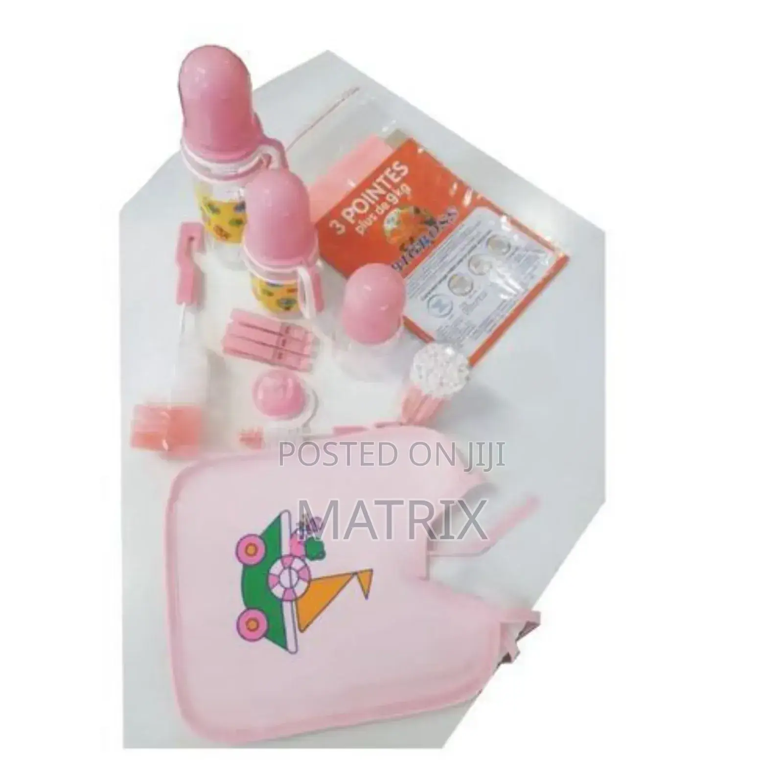 Newborn Baby Feeding Bottle Set Featuring Multiple Feeding Bottles