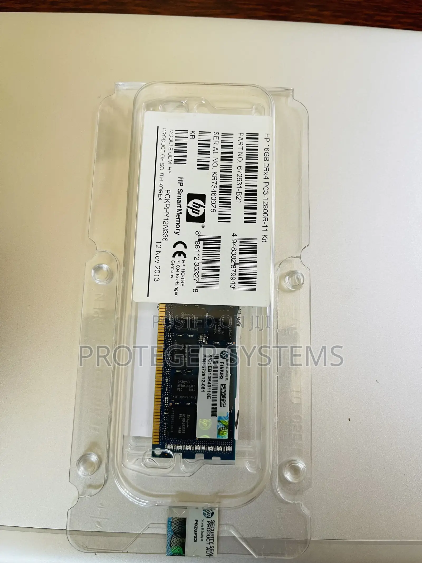 16gb Pc3/Ddr3 12800r Server Ram