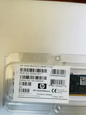 16gb Pc3/Ddr3 12800r Server Ram