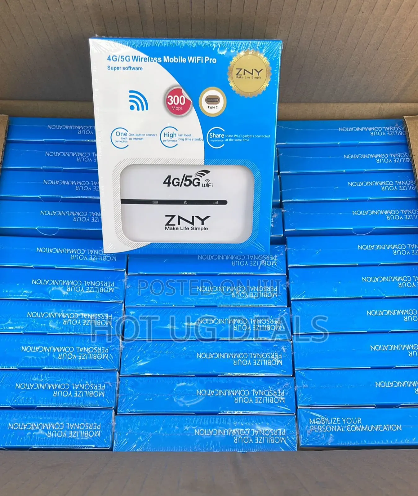 Zny 4g/5g  Simcard Wireless Mobile Wifi Pro - Whites