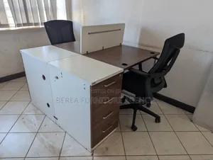 Two Seater Workstation With 2 Chairs Available