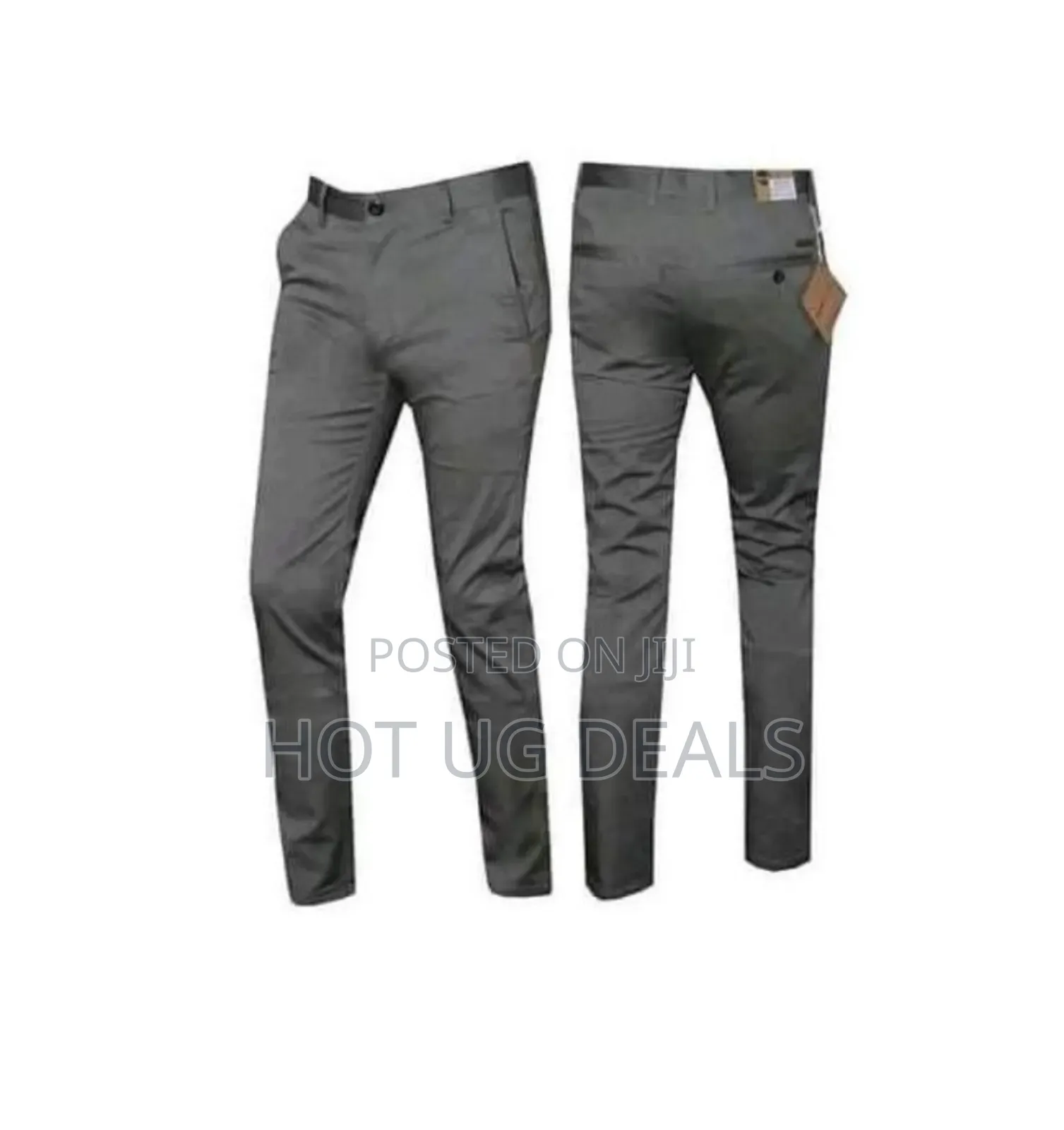 Stretcher Khaki Trouser -dark Grey
