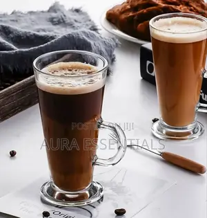 6 Pieces of Irish Coffee Ice Cream Tea Glasses – Colourless