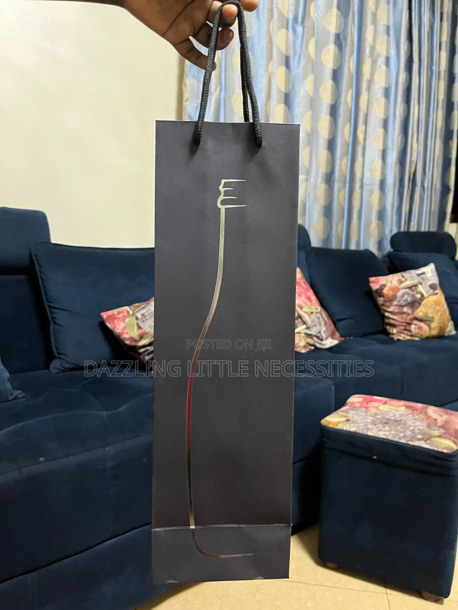 Grena Wine Gift Bag (Black)