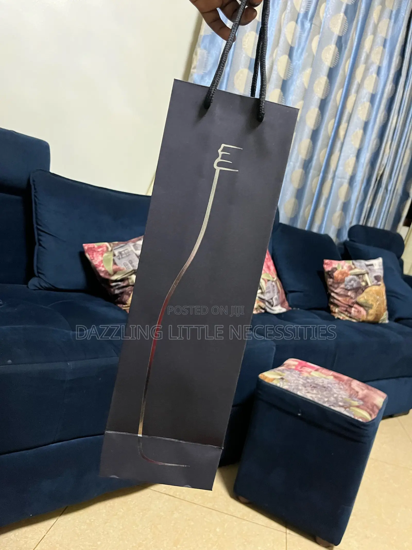 Grena Wine Gift Bag (Black)