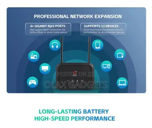 Olax Ax8 Factory Unlocked Router With Inbuilt Battery - Sim