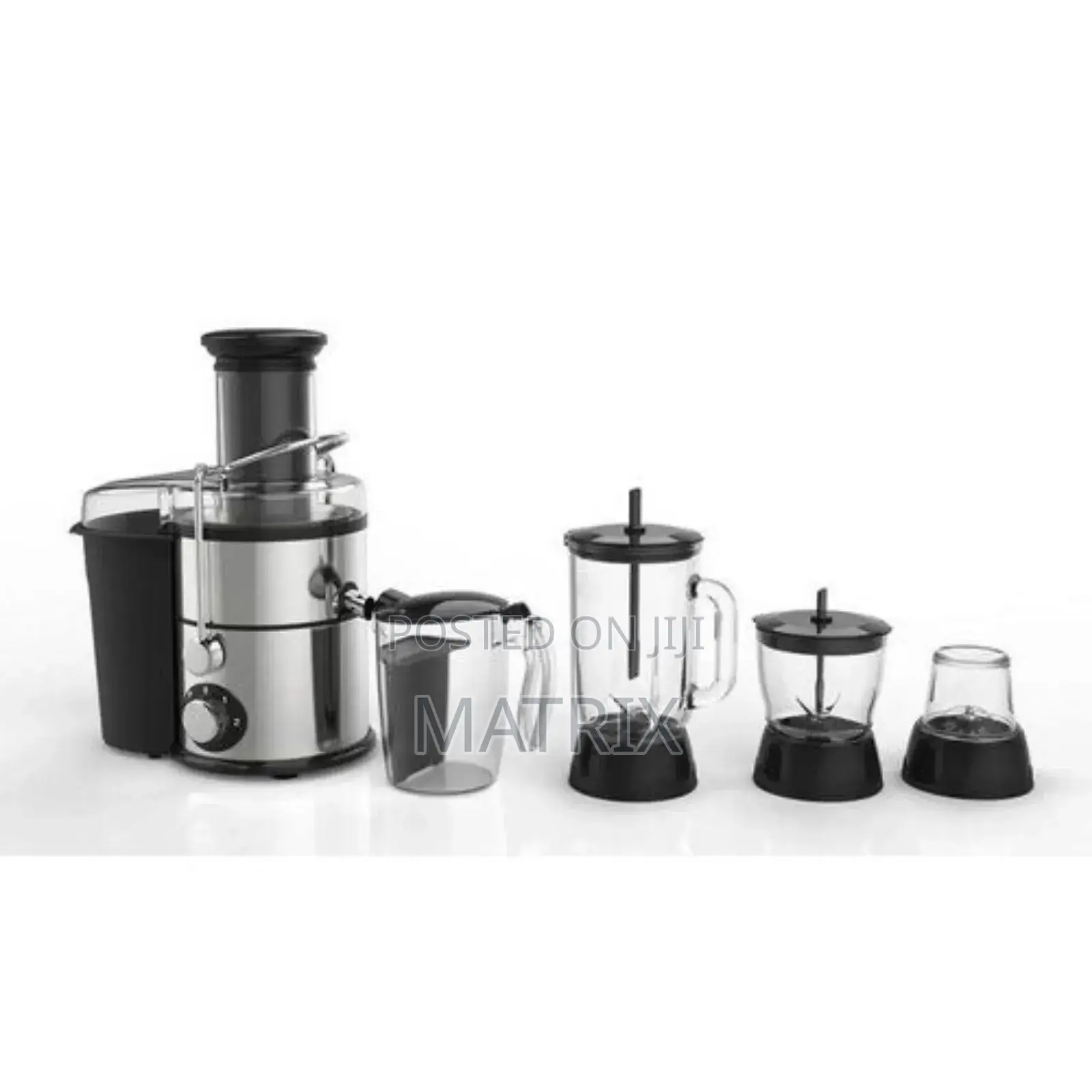 4 Ln1 Electric Juicer,Blender/Extractor,1.5l- Silver