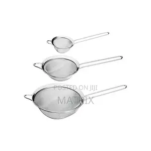 Small Set of 3 Sievers - Silver