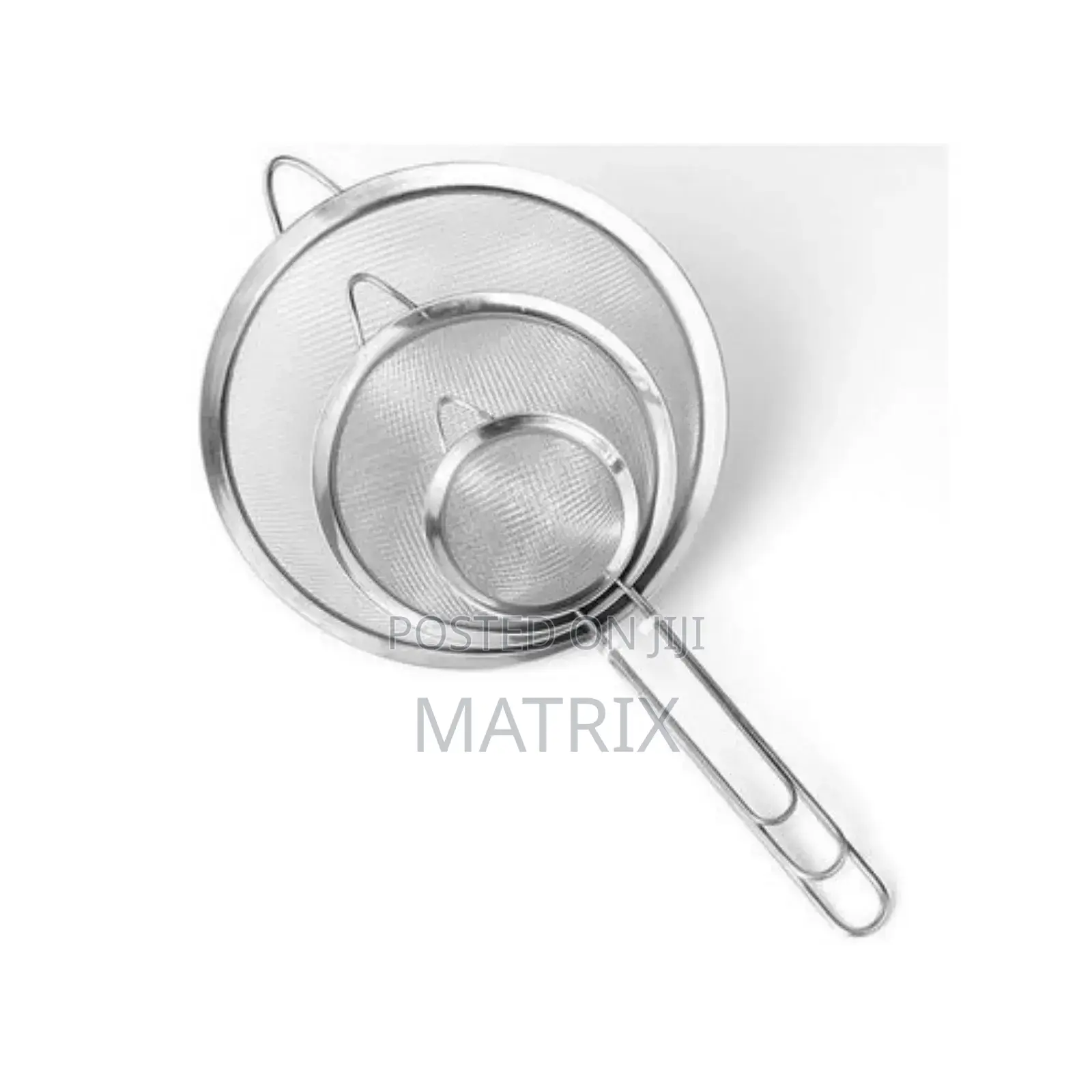 Small Set of 3 Sievers - Silver