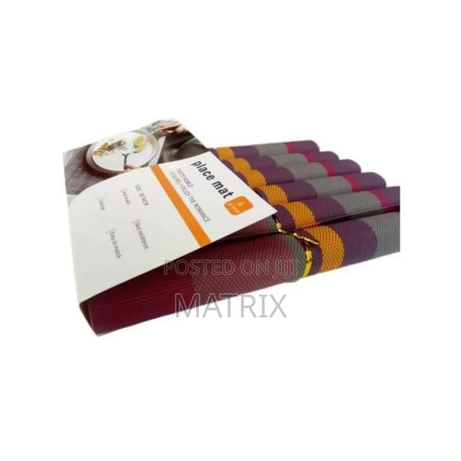 6 PCS Table Place Mats - Multicolour