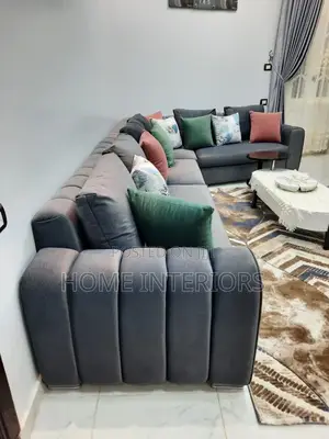 Linner Gray Six Seater Sofa