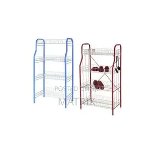 4 Tier Stainless Steel Dish Draining Storage Rack