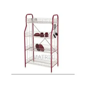 4 Tier Stainless Steel Dish Draining Storage Rack
