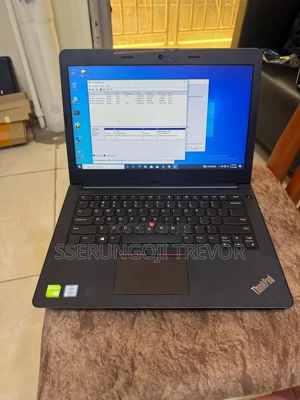 Laptop Lenovo ThinkPad 11e 8GB Intel Core I3 SSD 256GB