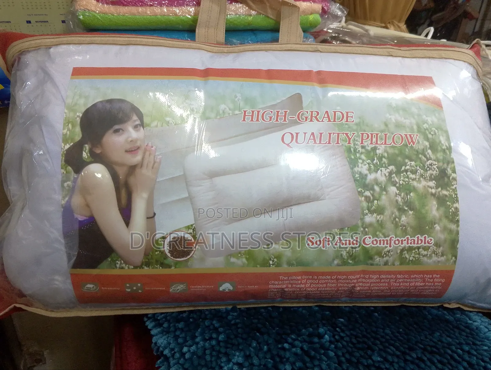 Fibre Pillows ( a Pair )