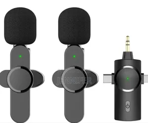 3in1 Noise Reduction Lavalier Mini Wireless Microphone