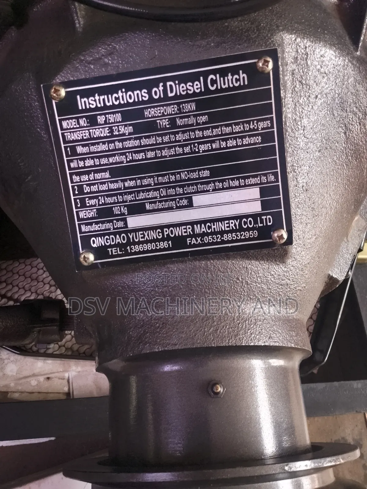 Multiple Cylinder Diesel Engine