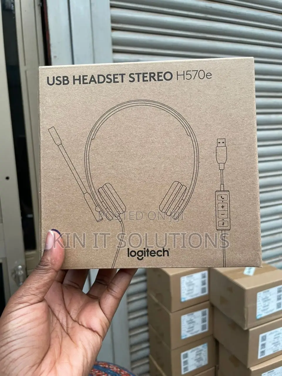 Logitech H570e Wired Headphones.