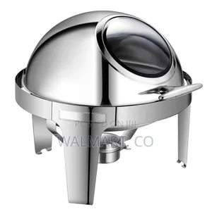Round Stainless Steel Chaffing Dish-Food Warmer
