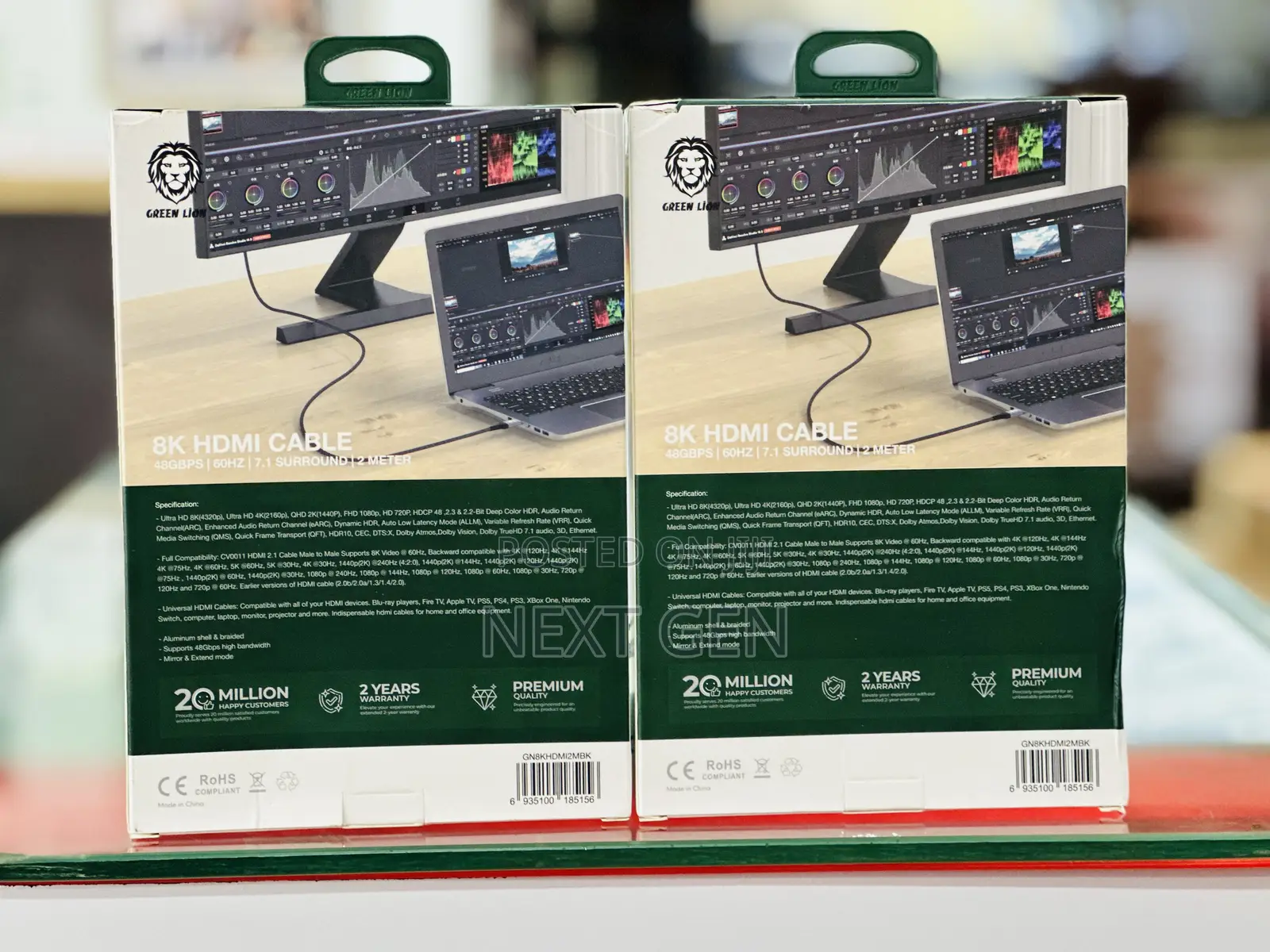 Greenlion Hdmi Cable 48gbps | 60hz | 2meter