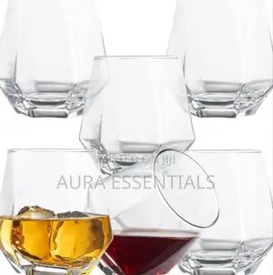 6pcs 310ml Diamond Whiskey Glasses