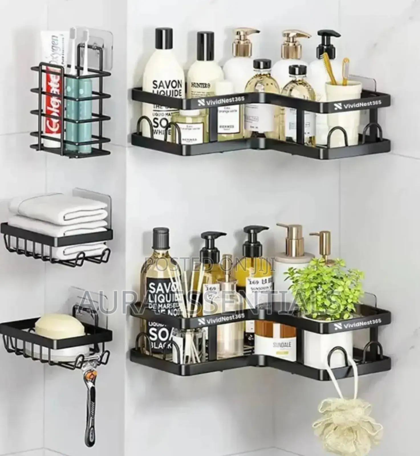 Corner Shower Caddy 5 Pack
