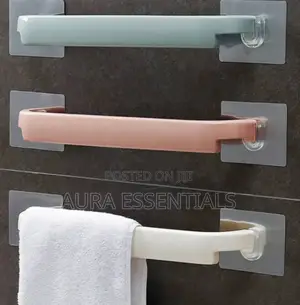 No Drill Kitchen or Bathroom Towel Holder