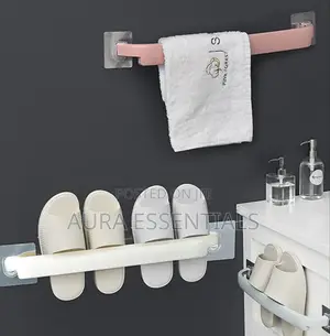No Drill Kitchen or Bathroom Towel Holder