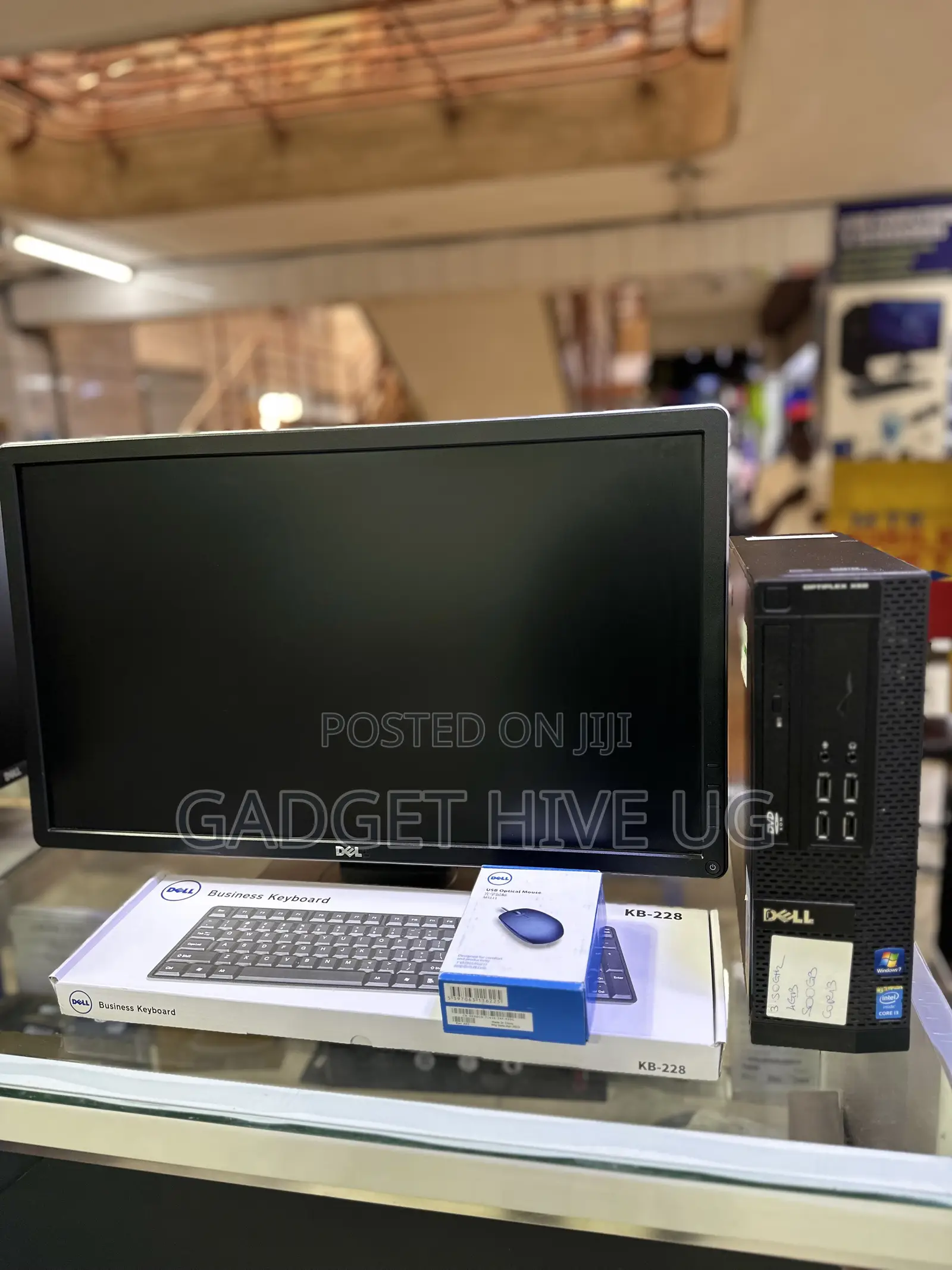 Desktop Computer Dell 8GB Intel Core I3 HDD 500GB