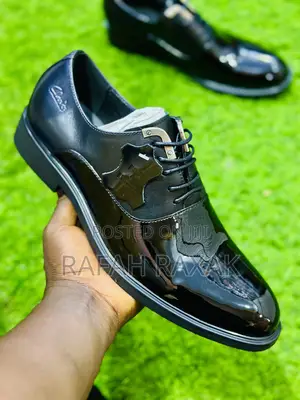 Original Clarks Gentle Premium Partly Patent Leather Shoes
