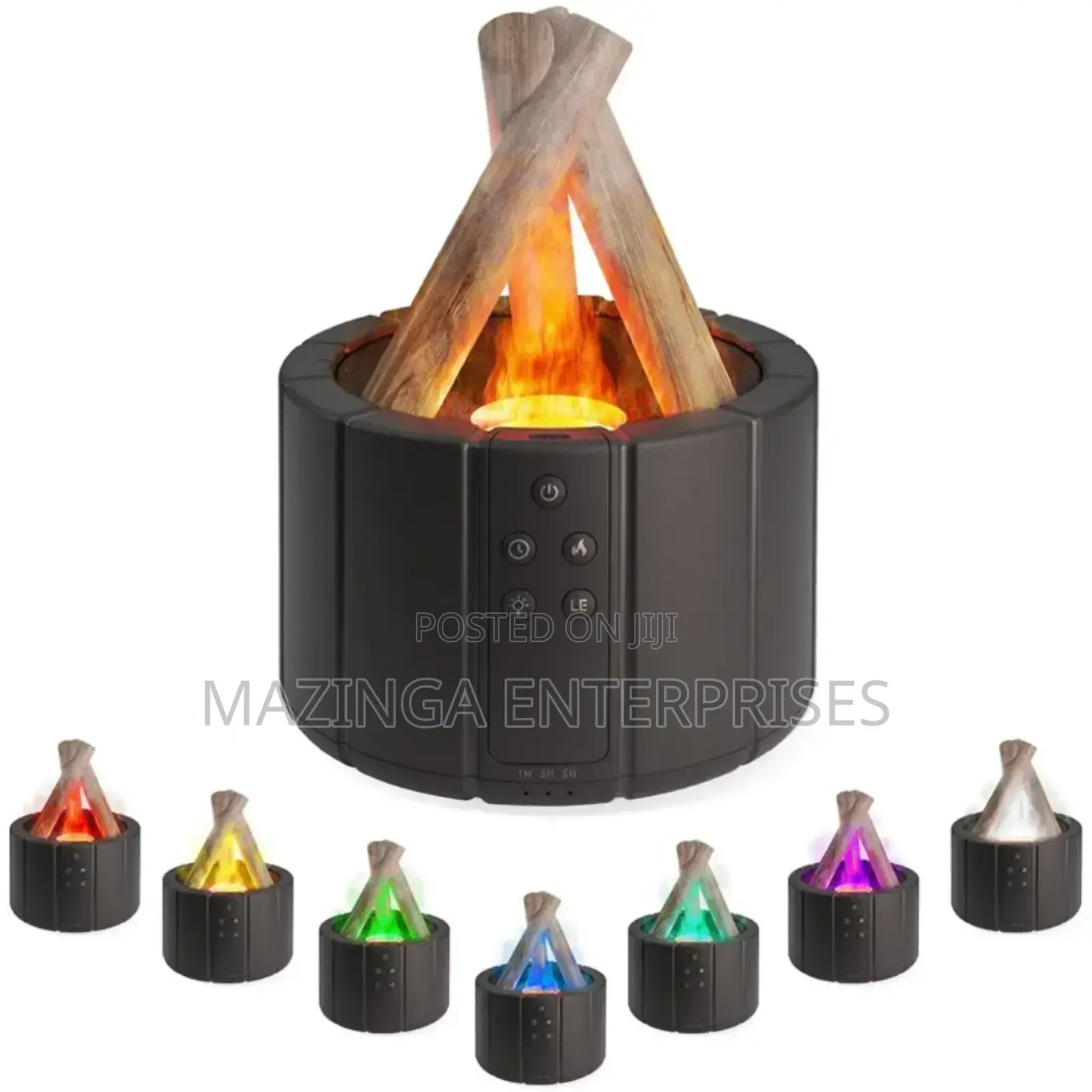 Bonfire Colorful Flame Usb Min Esential Oil Aroma Humidifier