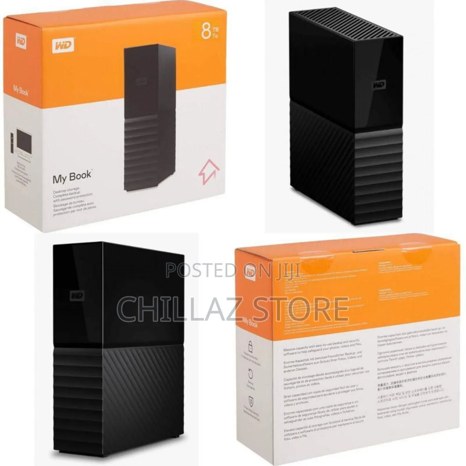 External Hard Drive 8tb Wd My Book.