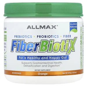 Allmax, Fiberbiotix, Orange 207g for a Healthy Gut